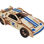 Woodcraft Holz 3D Puzzle Rennwagen