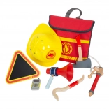 Kinder-Feuerwehr-Rucksack mit Werkzeugset small foot