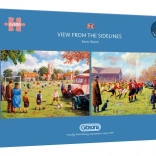 Gibsons Puzzle Blick von der Seitenlinie 2x500 Teile
