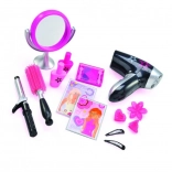 Großes Kosmetik-Set für kleine Stylistinnen mit Föhn und Spiegel