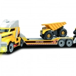 Schraubbarer Autotransporter mit Baumaschinen 62 cm mit Licht und Sound