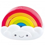 Steckpuzzle Regenbogen mit lächelnder Wolke