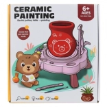 Türkise batteriebetriebene Töpferscheibe für Kinder