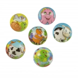 Schaumstoffspringball Tiere 6 cm