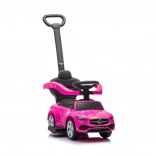 Laufrad mit Schubstange Mercedes-Benz 3in1 rosa
