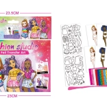 Design-Portfolio mit Modellen und Schablonen