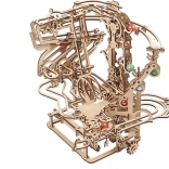 Mechanische Holzkugelbahn UGEARS mit Kettenantrieb – 3D-Puzzle