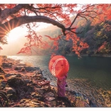 Educa Puzzle Sonnenaufgang am Katsura-Fluss, Japan 1000 Teile