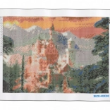 Diamantmalerei NORIMPEX – Neuschwanstein im Winter 30 × 40 cm