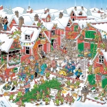 JUMBO Puzzle Santas Dörfchen 5000 Teile