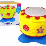 Große interaktive Musik-Trommel mit Lichtern 19 cm