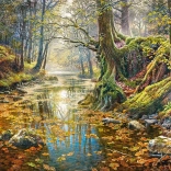 Puzzle Herbstwald der Erinnerungen