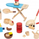 Goki Holzspielzeug Haushaltsgeräte für Rollenspiele