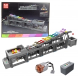 Kugelbahn-Baukasten mit Elektromotor, 1038 Teile