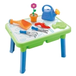 Wopie Wasser- und Sand-Spieltisch-Set 2-in-1 mit 13 Zubehörteilen