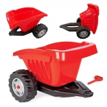 Woopie Kinder-Anhänge-Kippanhänger Active Trailer, rot, Tragfähigkeit 35 kg