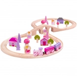 Hölzerne Eisenbahn Acht Prinzessinnen Bigjigs Rail