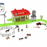 Hausbauernhofset mit Tieren und Traktor