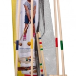 WOODY Garten-Krocket für die ganze Familie mit Netztasche