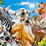 Puzzle 500 Teile African Selfie