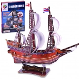 3D-Puzzle – Golden Hind, 108 Teile