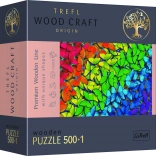 Holzpuzzle Trefl Wood Craft Regenbogen-Schmetterlinge 501 Teile