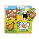 Bigjigs Toys Einlegepuzzle Bauernhof