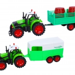 Traktor mit Anhänger 35 cm – Bauernhof-Spielzeug für Kinder