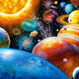 Puzzle Planeten und ihre Monde 300 Teile