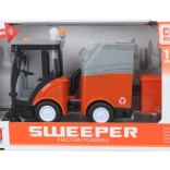 Kunststoff-Bürgersteigkehrmaschine mit Batterie