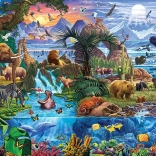 EUROGRAPHICS Puzzle Tiere der Welt 5000 Teile