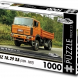 Puzzle RETRO-AUTA ŠKODA LIAZ 18.29 XA (1994–2002) – 1000 Teile