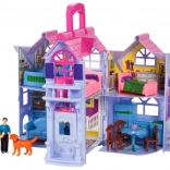 Buntes klappbares Puppenhaus