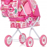 Tiefer Puppenwagen Chipolino Emily, Multicolor