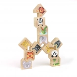 Holz-Balancespiel Wilde Tiere