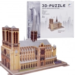 3D-Puzzle Kathedrale Notre-Dame, 77 Teile