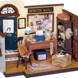 Rolife DIY-Häuschen: Moses Detektivbüro mit LED-Beleuchtung