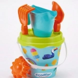 Eimerchen für Sand mit Gießkanne und Zubehör 17 cm
