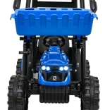 Kindertraktor MEGA mit Anhänger Blau