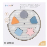 Holzlernspiel Polarb – Formen- und Farbsortierung