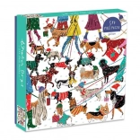 Galison Puzzle Winterhunde 500 Teile