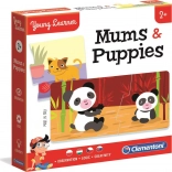 Clementoni Young Learner: Mamas und Jungtiere – Puzzle 12×2 Teile