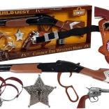 Cowboy-Set für Kinder mit Gewehr, Revolver und Zubehör