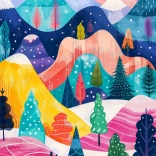 Puzzle Winterpalette 1000 Teile