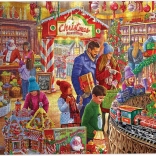 Gibsons Puzzle Santas Süßwarenladen 1000 Teile
