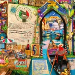 Puzzle Das Leben wie ein offenes Buch: Venedig 4000 Teile BLUEBIRD