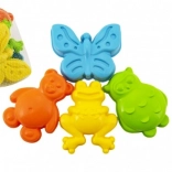 Kunststoff-Sandformen Tiere, Set 4 Stk im Netz