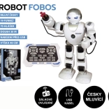 Interaktiver Roboter FOBOS 40 cm, spricht Tschechisch, mit Fernbedienung und USB-Aufladung