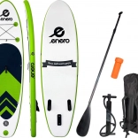 Enero Paddleboard 275 × 76 × 10 cm grün/schwarz/weiß
