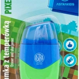 Anspitzer mit Radiergummi 2-in-1 ASTRA Pixel One